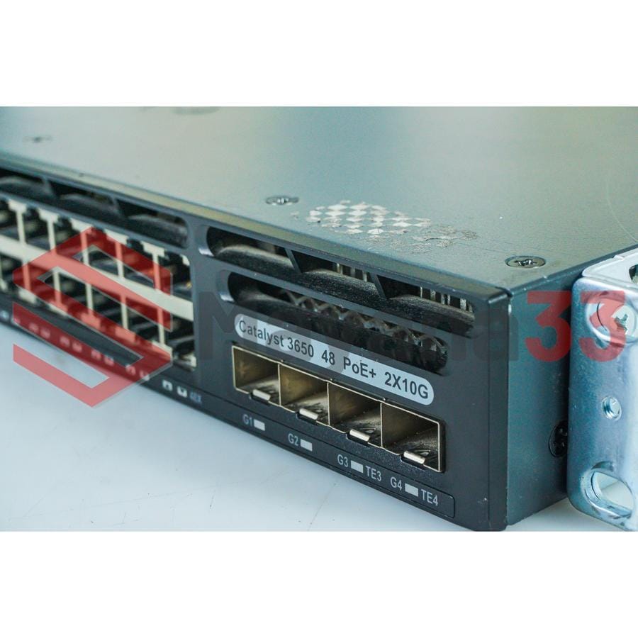 Switch Cisco Catalyst 3650 WS-C3650-48FD-S PoE+ 48 Port Gigabit PoE+ 2 Port SFP Uplink Gigabit 2 Port SFP Uplink 10GB - Image 2