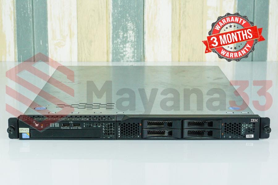 Server IBM Mikrotik X3250 M4 4 Slot 2,5" 4 Core 8 Thread GARANSI 3 BULAN