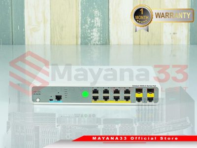 Switch Cisco Catalyst 3560-C Series PoE - WS-C3560C-8PC-S 2 Port SFP Uplink Gigabit