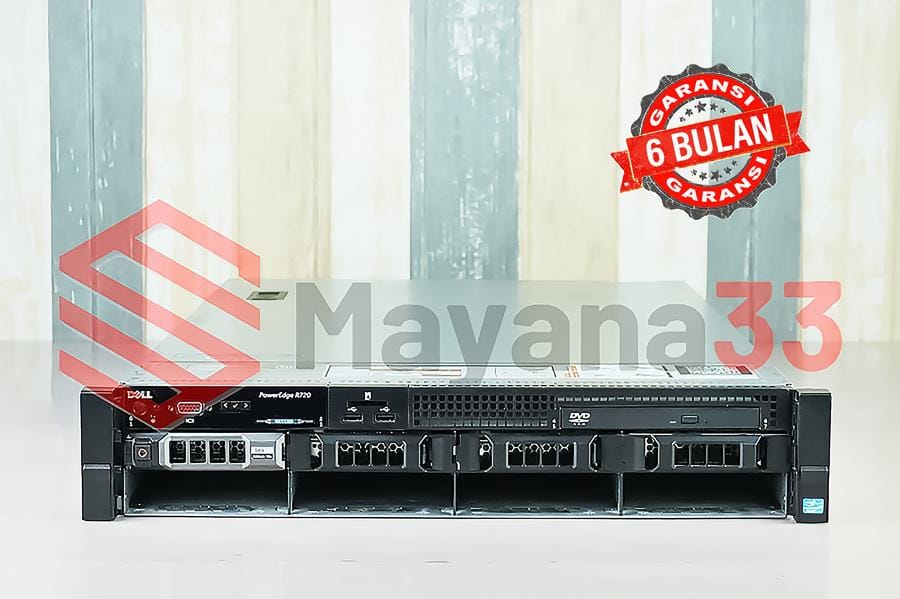 SERVER DELL R720 8 Slot 3,5" 16 Core s/d 24 Core GARANSI 6 BULAN