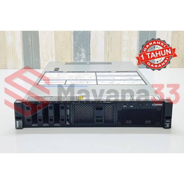 SERVER Lenovo SR650 8 Slot 2,5" 24 Core s/d 40 Core GARANSI 1 TAHUN