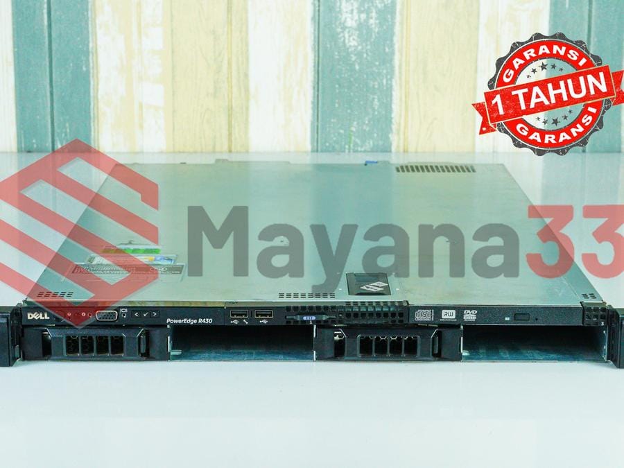 SERVER DELL R430 4 Slot 3,5" 16 Core s/d 44 Core GARANSI 1 TAHUN