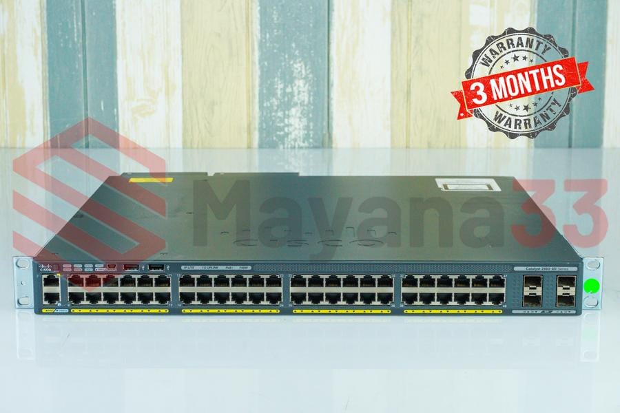 Switch Cisco Catalyst WS-C2960XR-48FPS-I POE 4 Port SFP Gigabit