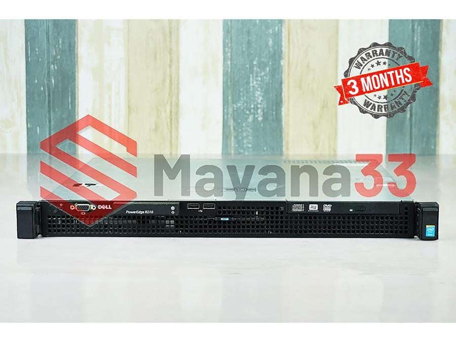 Server Dell R210 Mikrotik 4 Core 4 Thread Garansi 3 Bulan