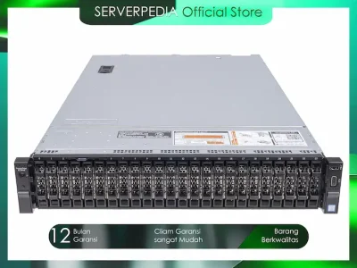 SERVER DELL R730XD 24+2 Slot 2,5" 28 Core  GARANSI 1 TAHUN  E5-2660 V4, 64GB