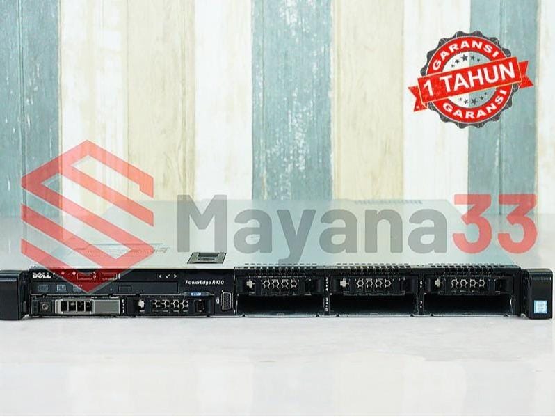 SERVER DELL R430 8 Slot 2,5" 16 Core s/d 44 Core GARANSI 1 TAHUN bukan DELL R630 R730 R730xd