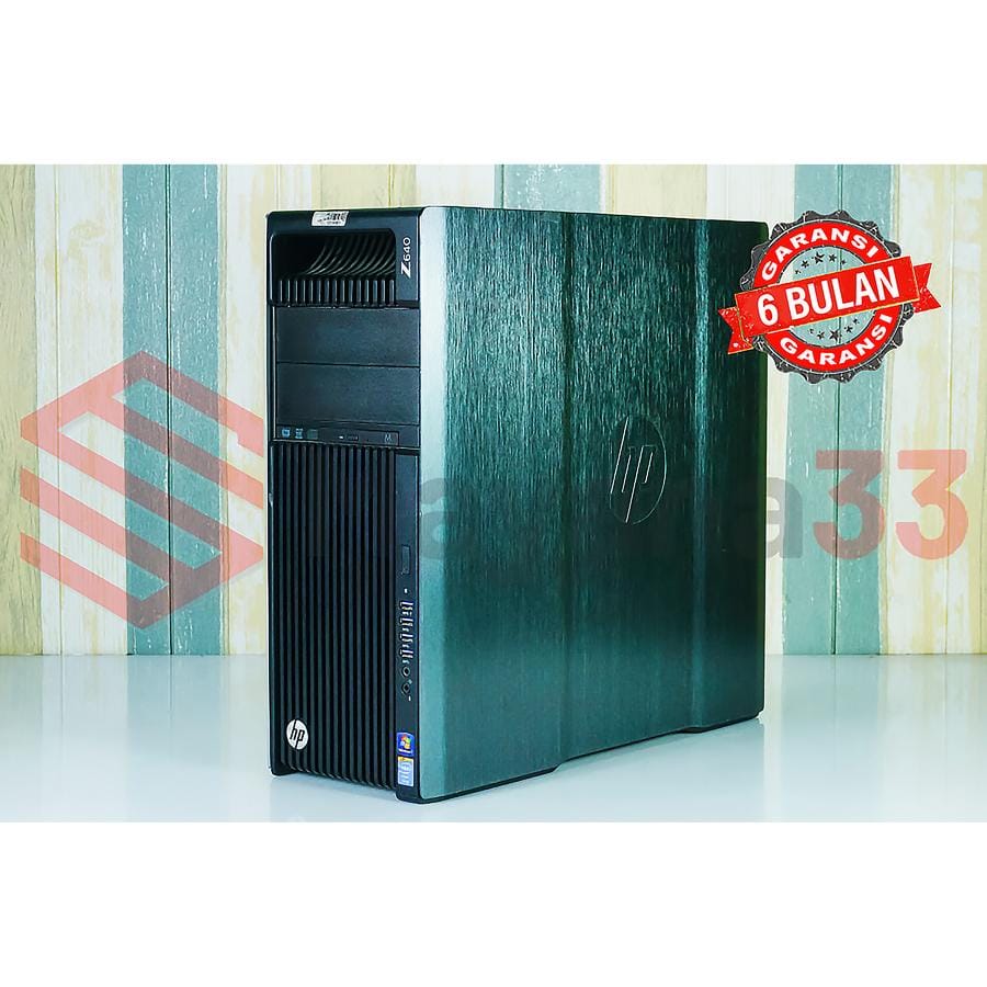 SERVER Tower HP Z640 3,5 Inch 8 Core 16 Thread GARANSI 6 BULAN