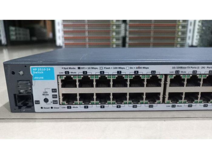 Switch HP ProCurve 2510-24 J9019B 2 Port SFP Uplink Gigabit